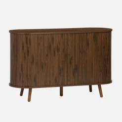Credenza scandinava a 2 ante scorrevoli, 120cm