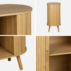 Credenza con ante scorrevoli e ripiano