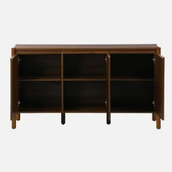 Credenza decorazione legno 3 ante 140cm