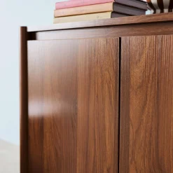 Credenza decorazione legno 2 ante 80cm