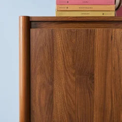 Credenza decorazione legno 2 ante 80cm