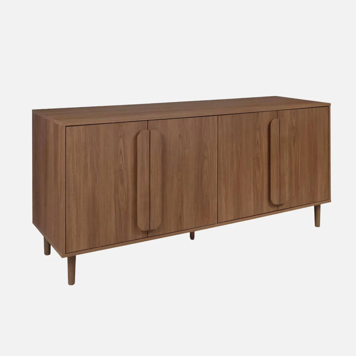 Credenza vintage effetto legno 4 ante, 160cm