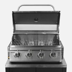 Cucina esterna 5 moduli con barbecue a gas 4 bruciatori