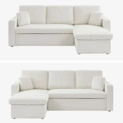 Divano letto angolare reversibile, 3 posti