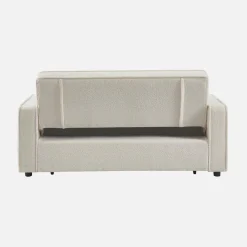 Divano letto bouclé, 2 posti
