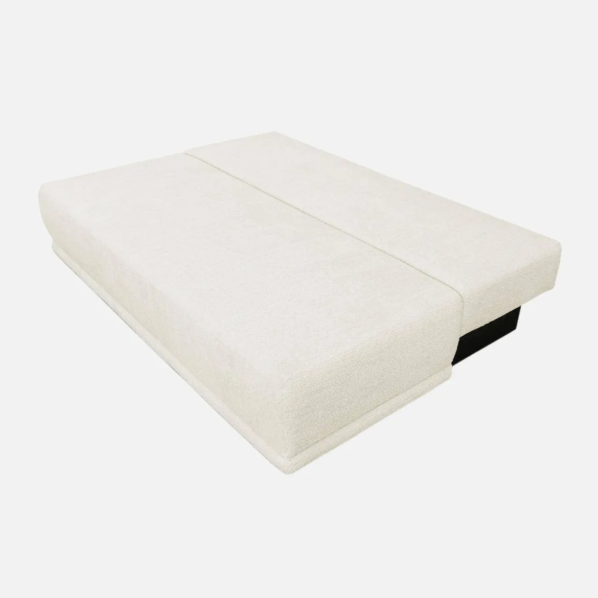 Divano letto bouclé, 3 posti