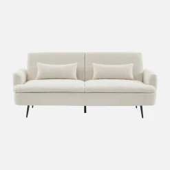 Divano letto in bouclé, 2–3 posti