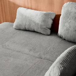 Divano letto in velluto a coste, 3 posti