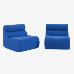 Divano modulare tessuto, 2 posti