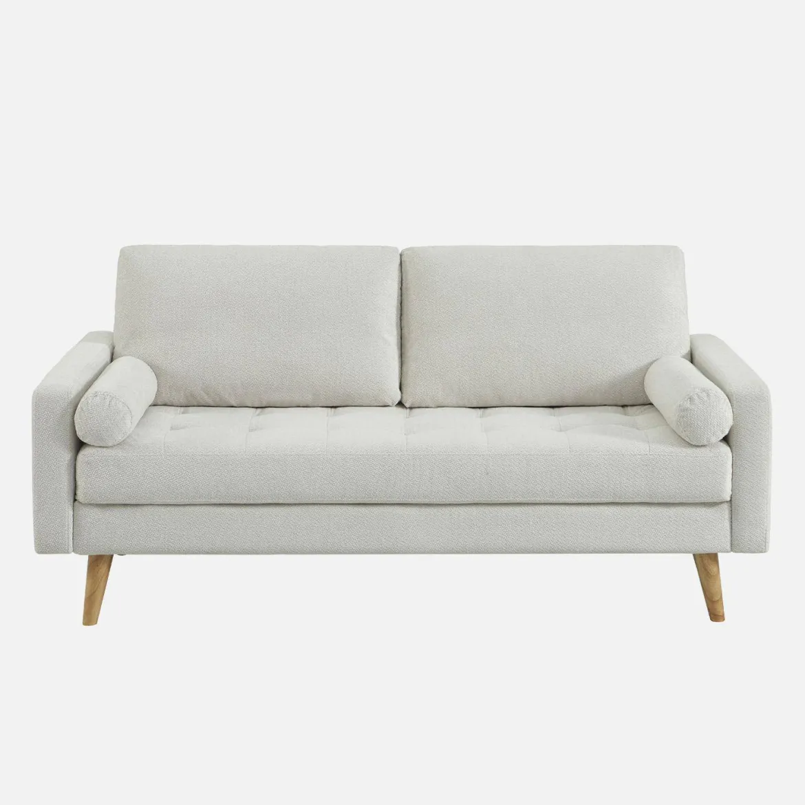 Divano in ciniglia trapuntato, 3 posti