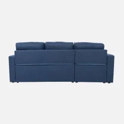 Divano letto angolare reversibile con contenitore, 3 posti