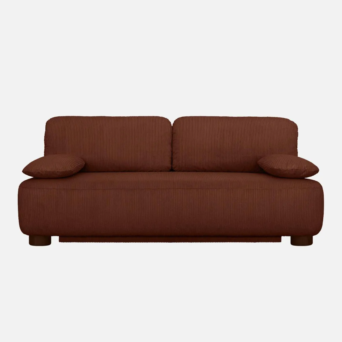 Divano letto in velluto a coste, 3 posti
