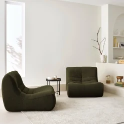 Divano modulare boucle, 2 posti