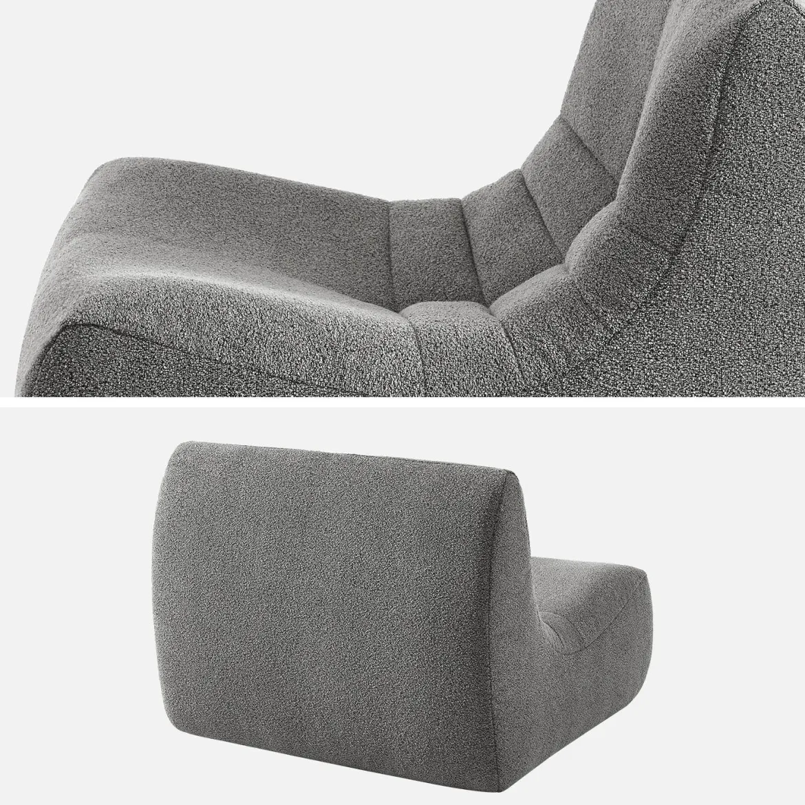 Divano modulare boucle, 2 posti