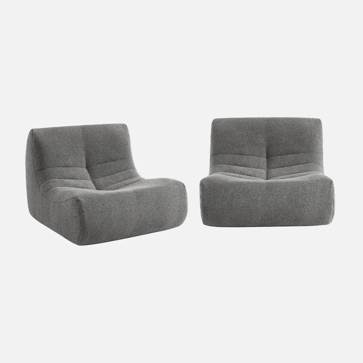 Divano modulare boucle, 2 posti