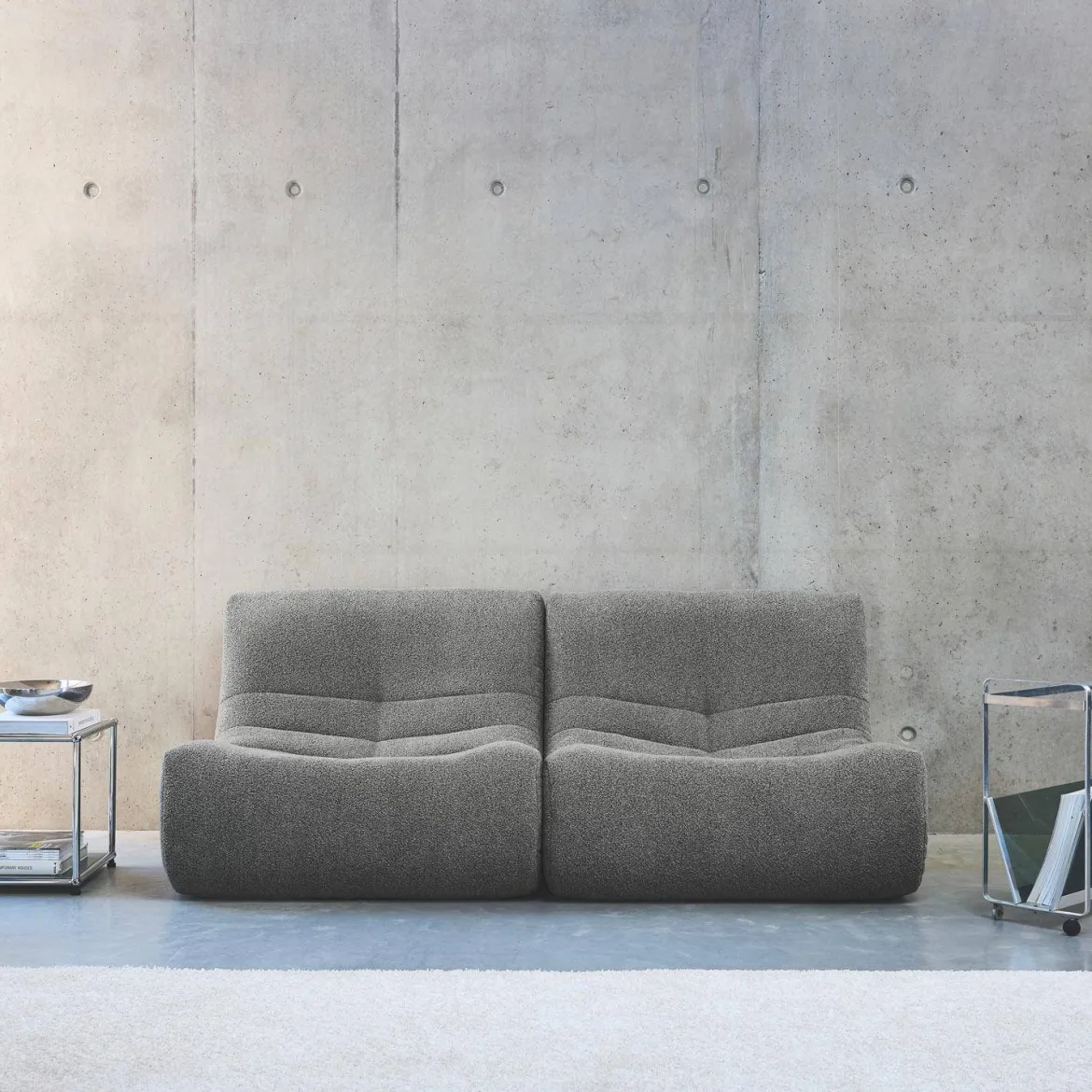 Divano modulare boucle, 2 posti
