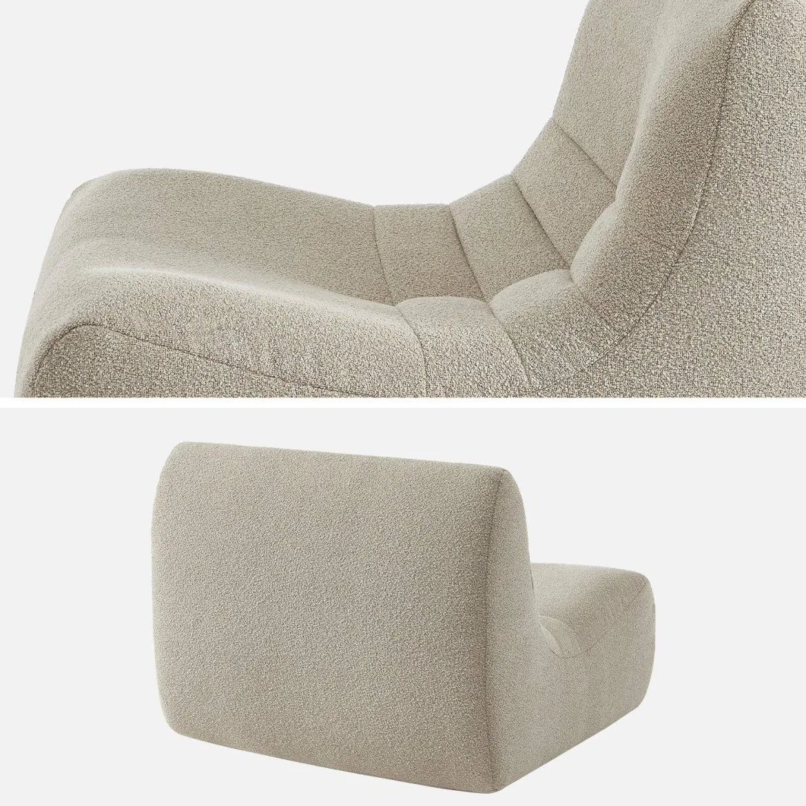 Divano modulare boucle, 2 posti