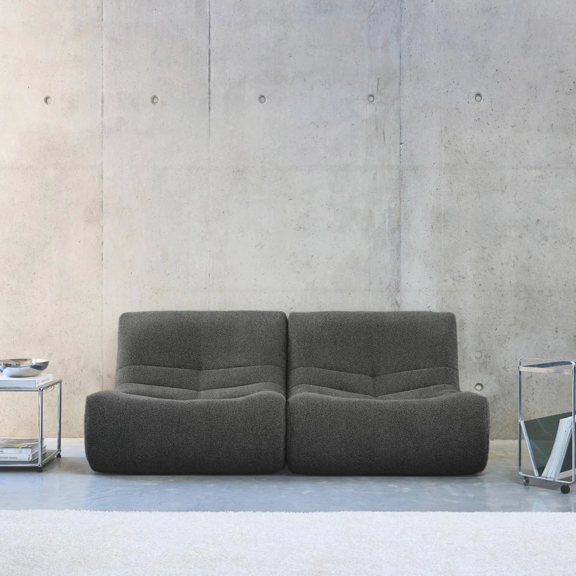 Divano modulare boucle, 2 posti