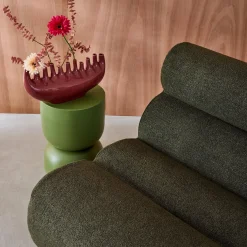 Divano modulare bouclé, 2 posti
