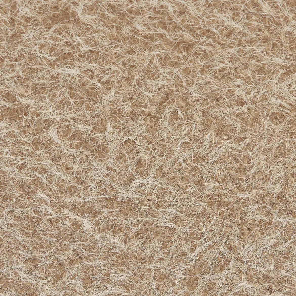 Divano modulare tessuto effetto alpaca, 2 posti