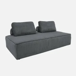 Divano modulare velluto, 4 posti