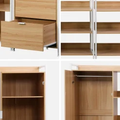 Kit armadio modulare con 5 elementi
