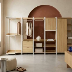 Kit armadio modulare con 5 elementi