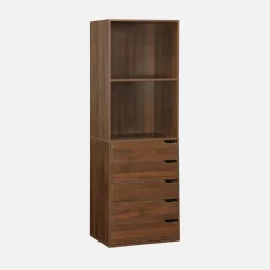 Kit armadio modulare decorazione legno 4 elementi