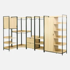 Kit armadio modulare con 5 elementi