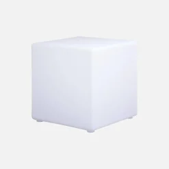 Lampada a cubo LED colore bianco con batteria ricaricabile
