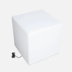 Lampada a cubo LED colore bianco con batteria ricaricabile