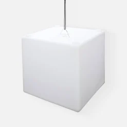 Lampada a cubo LED colore bianco con batteria ricaricabile