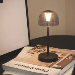 Lampada da tavolo da interno/esterno in metallo