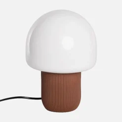 Lampada da tavolo da interno in resina e PVC, Ø18cm