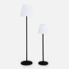 Lampada da terra colore bianco con batteria ricaricabile