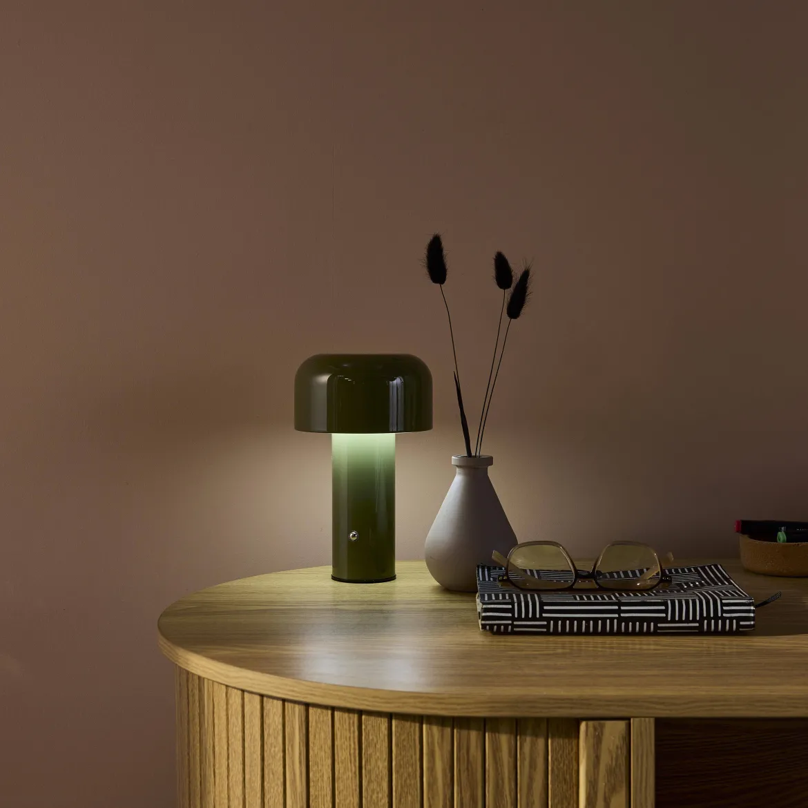 Lampada LED in metallo, 13cm
