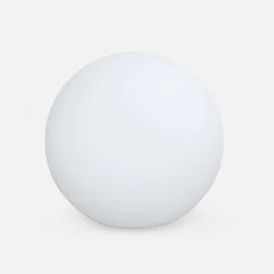 Lampada a sfera LED luce bianca con batteria ricaricabile