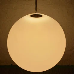 Lampada a sfera LED luce bianca con batteria ricaricabile