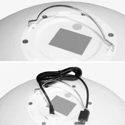 Lampada a sfera LED luce bianca con batteria ricaricabile