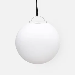 Lampada a sfera LED luce bianca con batteria ricaricabile