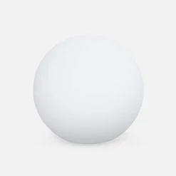 Lampada a sfera LED luce bianca con batteria ricaricabile