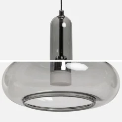 Lampada a sospensione LED in vetro, Ø15cm