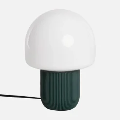 Lampada da tavolo da interno in resina e PVC, Ø18cm