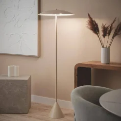 Lampada da terra per interni in metallo, Ø50cm