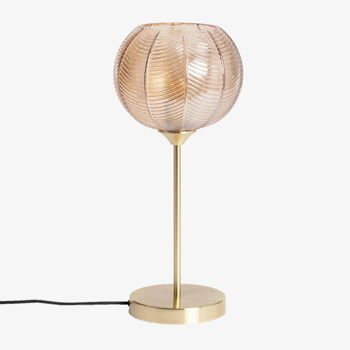 Lampada in metallo e vetro, 20cm