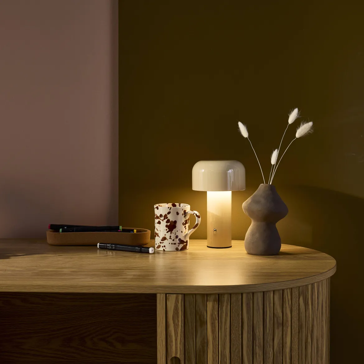 Lampada LED in metallo, 13cm
