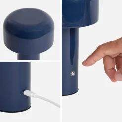 Lampada LED in metallo, 13cm