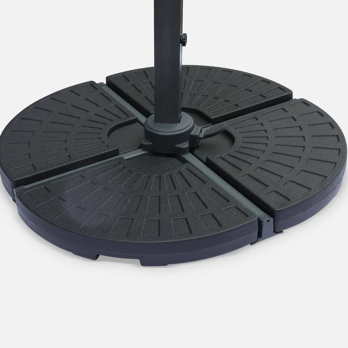Lastra appesantita per ombrellone 48x48cm (set di 4)