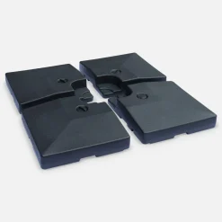 Lastra appesantita per ombrellone 51x51cm (set di 4)