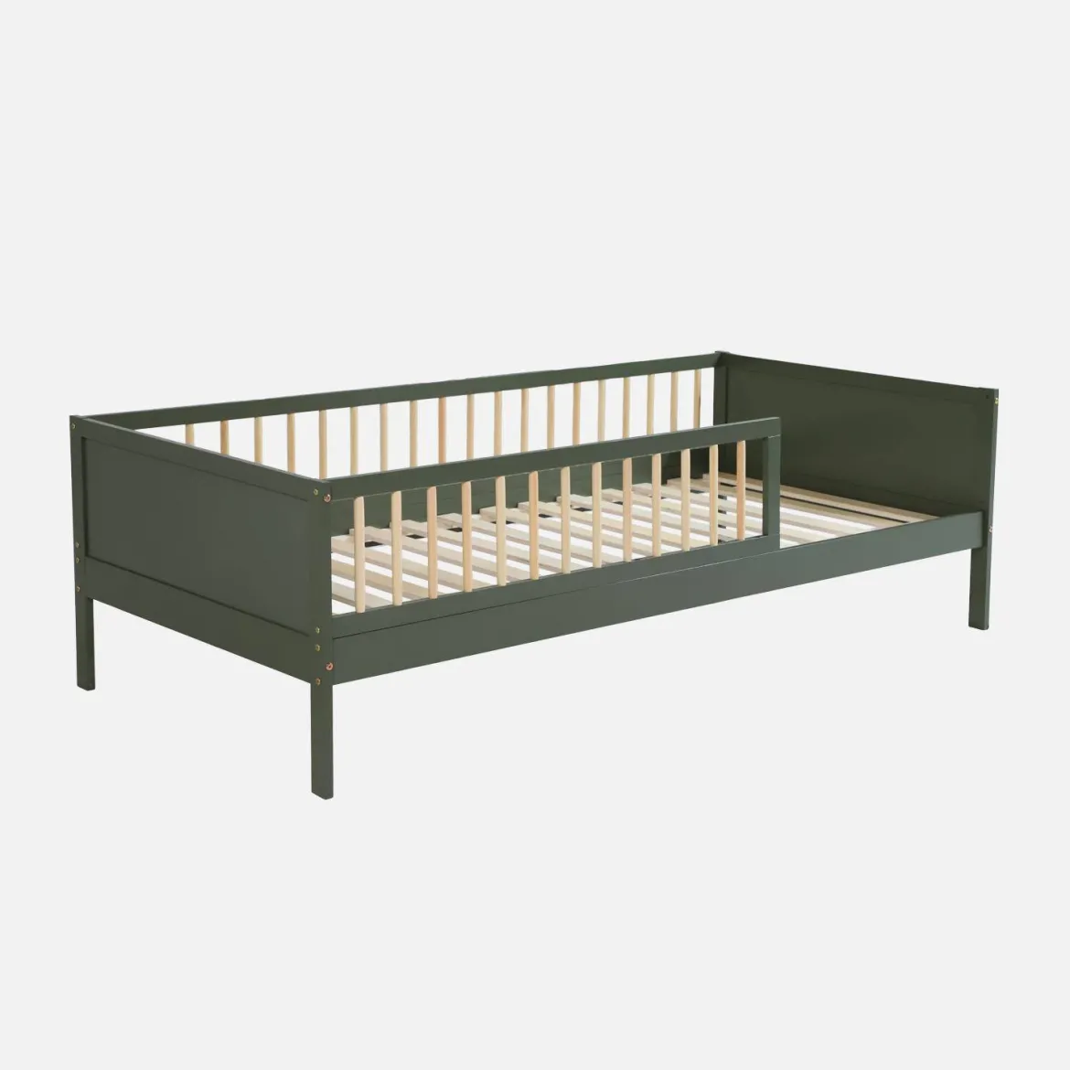 Letto bambino 90cm pino naturale rete a doghe inclusa